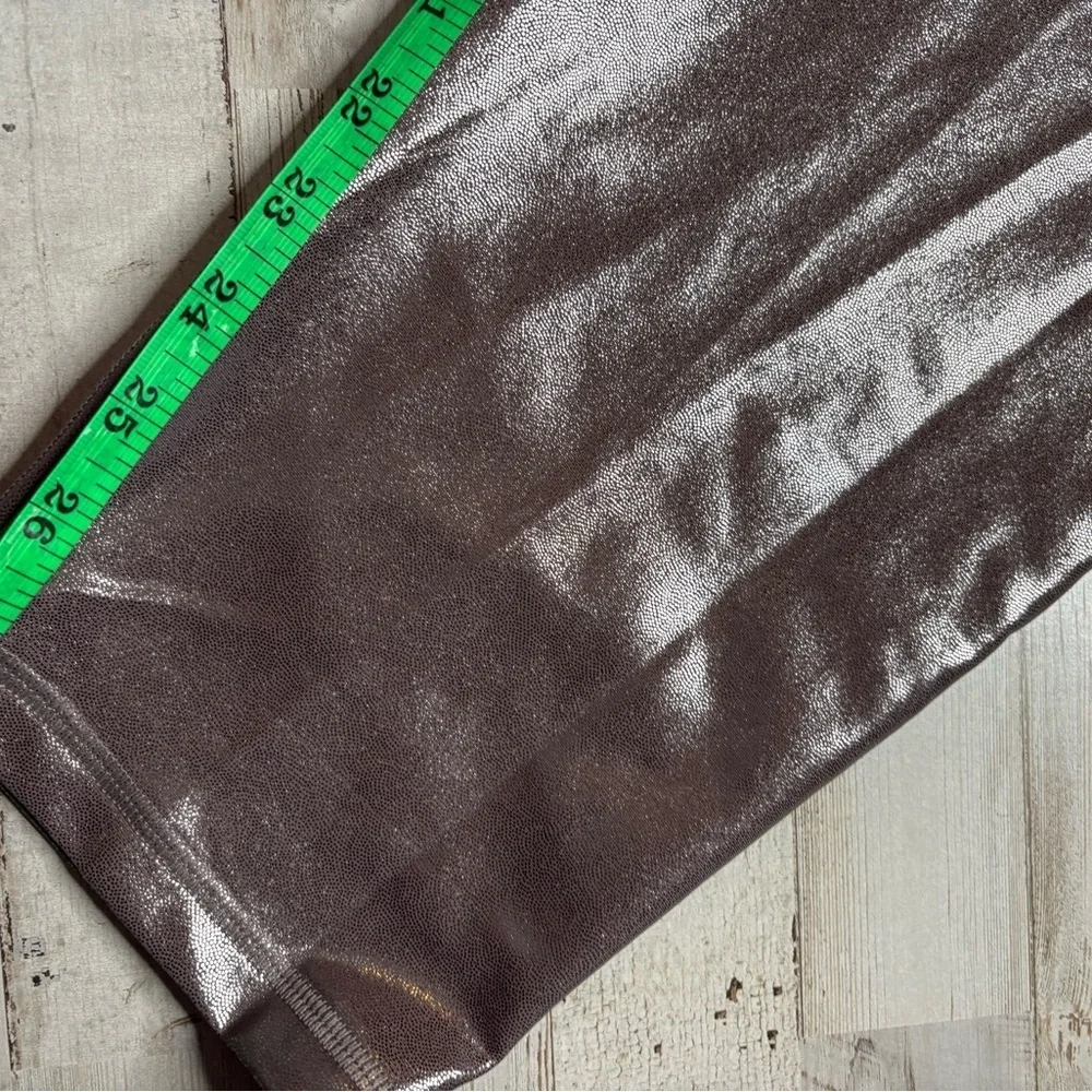 Old Navy Powersoft Extra High Rise Leggings Starry Sky Metallic Shine Sz 4X - Picture 6 of 9